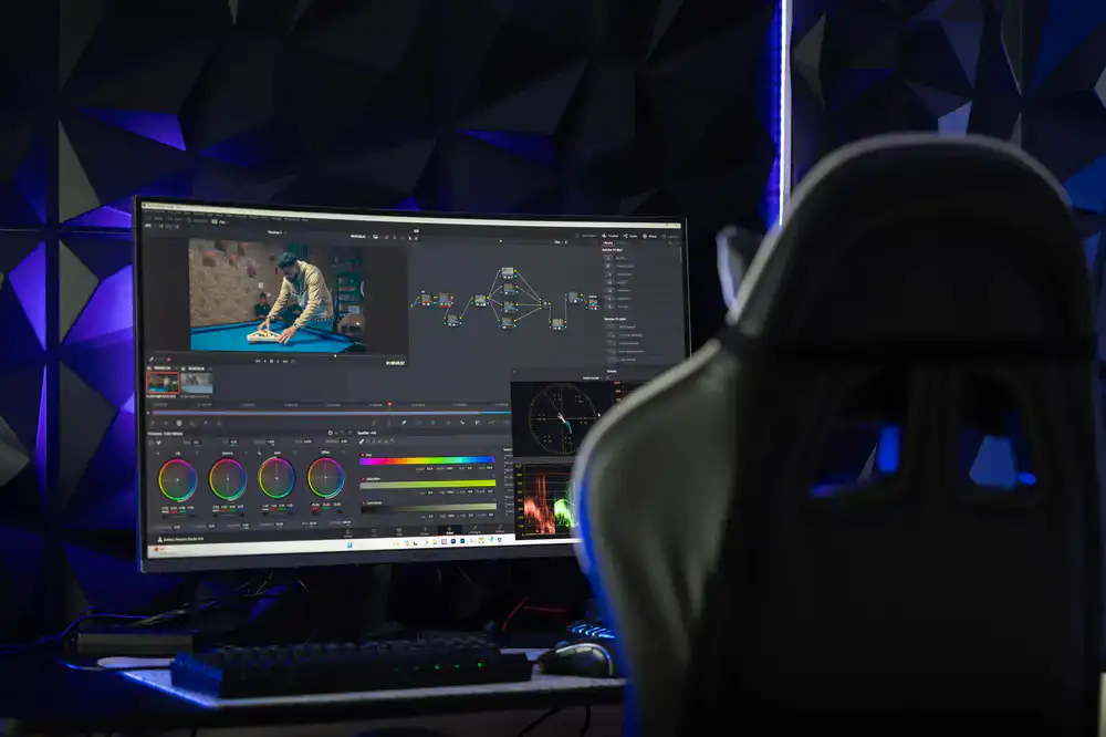 Translators working on a video game script